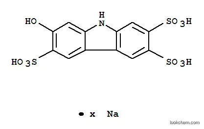 Molecular Structure of 93775-99-6 (7-hydroxy-9H-carbazole-2,3,6-trisulphonic acid, sodium salt)
