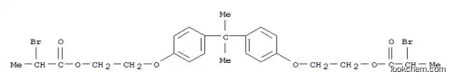 Molecular Structure of 93962-75-5 ((1-methylethylidene)bis(4,1-phenyleneoxyethane-2,1-diyl) bis(2-bromopropionate))
