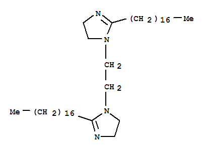 1H-Imidazole,1,1'-(1,2-ethanediyl)bis[4,5-dihydro-2-(heptadecenyl)- (9CI)