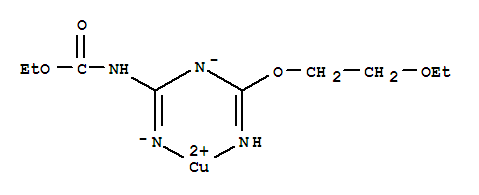 94100-50-2,copper(2+) (4E,7Z)-8-amino-6-azanidylidene-3,9,12-trioxa-5,7-diazatetradeca-4,7-dien-4-olate,6,9-Dioxa-2,4-diazaundecanoicacid, 3,5-diimino-, ethyl ester, copper complex