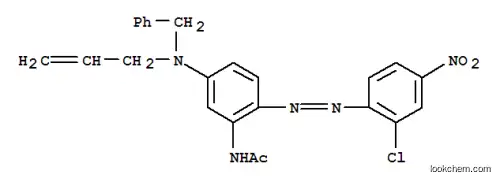 Molecular Structure of 94157-89-8 (N-[2-[(2-chloro-4-nitrophenyl)azo]-5-[(phenylmethyl)allylamino]phenyl]acetamide)