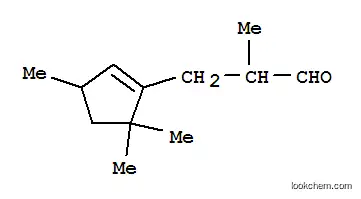 Molecular Structure of 94201-29-3 (alpha,3,5,5-tetramethylcyclopent-1-ene-1-propionaldehyde)