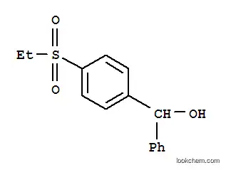 Molecular Structure of 94231-70-6 (4-(ethylsulphonyl)benzhydryl alcohol)