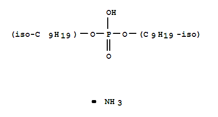 Phosphoric acid,diisononyl ester, ammonium salt (9CI)