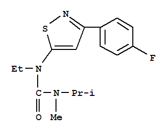 96018-04-1,1-ethyl-1-[3-(4-fluorophenyl)-1,2-thiazol-5-yl]-3-methyl-3-propan-2-ylurea,