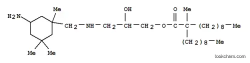 Molecular Structure of 96507-73-2 (3-[[(5-amino-1,3,3-trimethylcyclohexyl)methyl]amino]-2-hydroxypropyl 2-methyl-2-nonylundecanoate)