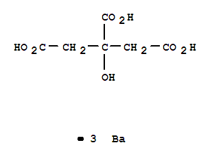 1,2,3-Propanetricarboxylicacid, 2-hydroxy-, barium salt (1:3)