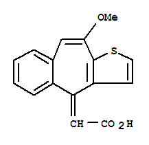 Acetic acid,2-(10-methoxy-4H-benzo[4,5]cyclohepta[1,2-b]thien-4-ylidene)-