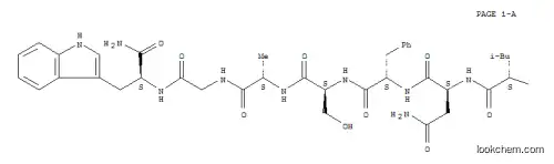 Molecular Structure of 98968-94-6 (ADIPOKINETIC HORMONE II LOCUSTA MIGRATORIA SEQUENCE)