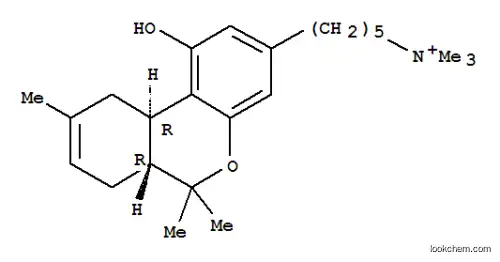 Molecular Structure of 99469-31-5 (5'-trimethylammonium-delta(8)-tetrahydrocannabinol)