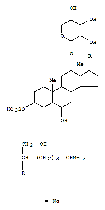99494-32-3,6β,21-Dihydroxy-3α-(sodiosulfooxy)-5α-cholestan-12β-yl β-D-xylopyranoside,Cholestane,b-D-xylopyranoside deriv.;Longicaudoside A