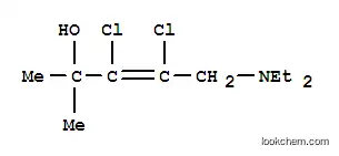 Molecular Structure of 100156-18-1 ((3E)-3,4-dichloro-5-(diethylamino)-2-methylpent-3-en-2-ol)
