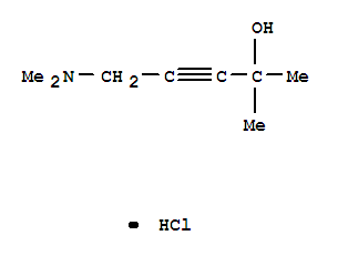 100156-25-0,5-(dimethylamino)-2-methylpent-3-yn-2-ol hydrochloride (1:1),3-Pentyn-2-ol,5-(dimethylamino)-2-methyl-, hydrochloride (9CI)