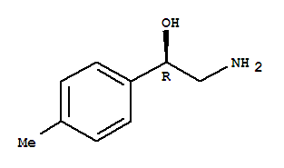 Molecular Structure of 10021-66-6 (Benzenemethanol, a-(aminomethyl)-4-methyl-, (aR)-)