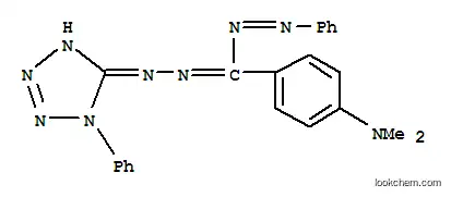 Molecular Structure of 10022-92-1 (Methanone,[4-(dimethylamino)phenyl](2-phenyldiazenyl)-,2-(1-phenyl-1H-tetrazol-5-yl)hydrazone)