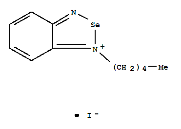 Molecular Structure of 10023-02-6 (2,1,3-Benzoselenadiazolium,1-pentyl-, iodide (1:1))