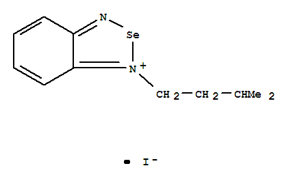 Molecular Structure of 10023-03-7 (2,1,3-Benzoselenadiazolium,1-(3-methylbutyl)-, iodide (1:1))