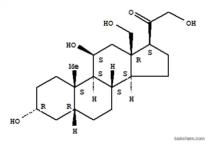 Molecular Structure of 10024-37-0 (Pregnan-20-one,3,11,18,21-tetrahydroxy-, (3a,5b,11b)- (9CI))