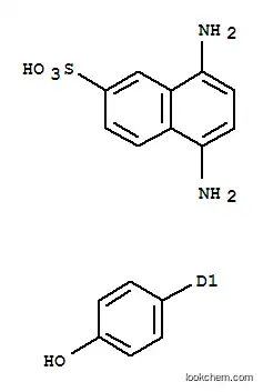 Molecular Structure of 100258-48-8 (5(or8)-amino-8(or5)-[(4-hydroxyphenyl)amino]naphthalene-2-sulphonic acid)