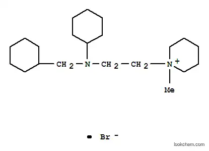 1-(2-(Cyclohexyl(cyclohexylmethyl)amino)ethyl)-1-methyl-piperidinium bromide