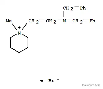 Molecular Structure of 100353-76-2 (1-[2-(dibenzylamino)ethyl]-1-methylpiperidinium bromide)