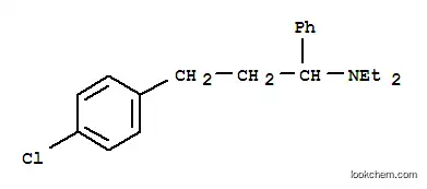 Molecular Structure of 100427-86-9 (3-(4-chlorophenyl)-N,N-diethyl-1-phenylpropan-1-amine)