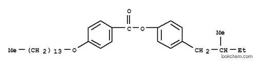 Molecular Structure of 100545-62-8 (4-(2-methylbutyl)phenyl 4-(tetradecyloxy)benzoate)