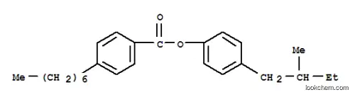 Molecular Structure of 100545-68-4 (4-(2-methylbutyl)phenyl 4-heptylbenzoate)