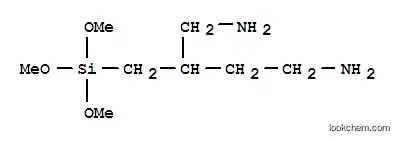 Molecular Structure of 6037-49-6 (2-[(trimethoxysilyl)methyl]butane-1,4-diamine)