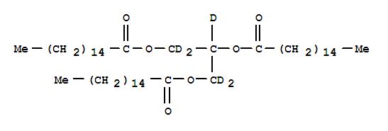 Hexadecanoic acid,1,2,3-propanetriyl-1,1,2,3,3-d5 ester (9CI)