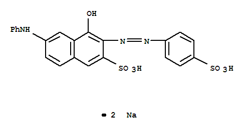 2-Naphthalenesulfonicacid, 4-hydroxy-6-(phenylamino)-3-[2-(4-sulfophenyl)diazenyl]-, sodium salt(1:2)