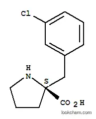 Molecular Structure of 637020-82-7 ((S)-ALPHA-(3-CHLOROBENZYL)-PROLINE-HCL)