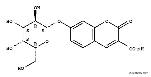 Molecular Structure of 64664-99-9 (3-Carboxyumbelliferyl beta-D-galactopyranoside)