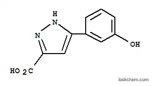 Molecular Structure of 690631-98-2 (5-(3-HYDROXY-PHENYL)-1H-PYRAZOLE-3-CARBOXYLIC ACID)