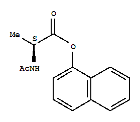 L-Alanine, N-acetyl-,1-naphthalenyl ester