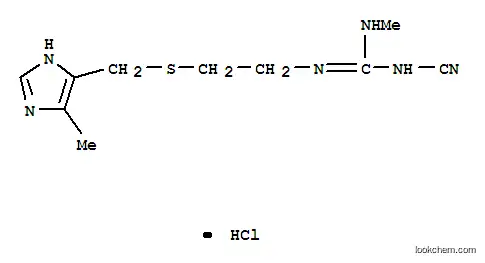 Molecular Structure of 70059-30-2 (Cimetidine hydrochloride)
