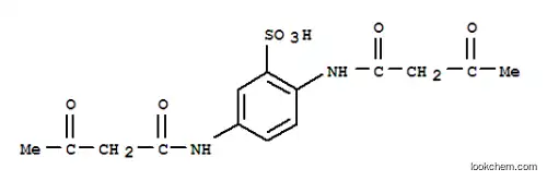 Benzenesulfonic acid, 2,5-bis[(1,3-dioxobutyl)amino]-