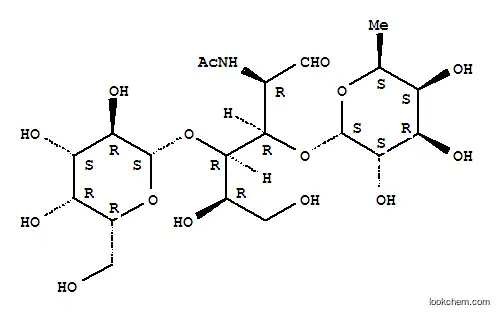 N-[(2R,3R,4R,5R)-5,6-dihydroxy-1-oxo-4-[(2S,3R,4S,5R,6R)-3,4,5-trihydroxy-6-(hydroxymethyl)oxan-2-yl]oxy-3-[(2S,3S,4R,5S,6S)-3,4,5-trihydroxy-6-methyloxan-2-yl]oxyhexan-2-yl]acetamide