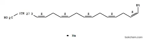 Molecular Structure of 73167-03-0 (Icosapent sodium)