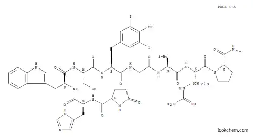 Molecular Structure of 73644-49-2 ((3,5-DIIODO-TYR5)-LHRH)