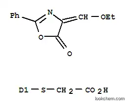 Molecular Structure of 77035-70-2 (oxazolone thioglycolic acid)