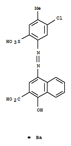 barium(2+),(4E)-4-[(5-chloro-4-methyl-2-sulfonatophenyl)hydrazinylidene]-1-oxonaphthalene-2-carboxylate