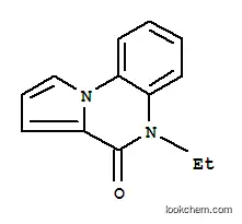 Molecular Structure of 811412-72-3 (Pyrrolo[1,2-a]quinoxalin-4(5H)-one, 5-ethyl- (9CI))