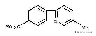 Molecular Structure of 845826-92-8 (4-(5-Methyl-2-pyridinyl)benzoic acid)