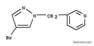 Molecular Structure of 850349-24-5 (3-(4-BROMO-PYRAZOL-1-YLMETHYL)-PYRIDINE)