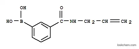 Molecular Structure of 850567-29-2 ((3-ALLYLAMINOCARBONYL)BENZENEBORONIC ACID)