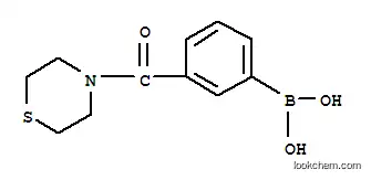 Molecular Structure of 850567-37-2 (3-(THIOMORPHOLIN-4-YLCARBONYL)BENZENEBORONIC ACID)