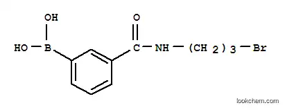 Molecular Structure of 850567-42-9 (N-(3-BROMOPROPYL) 3-BORONOBENZAMIDE)