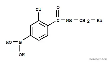3-CHLORO-4-(N-BENZYLCARBAMOYL)PHENYLBORONIC ACID