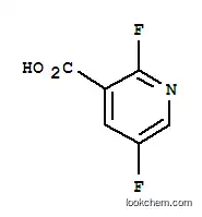 Molecular Structure of 851386-43-1 (2,5-Difluoropyridine-3-carboxylic acid)